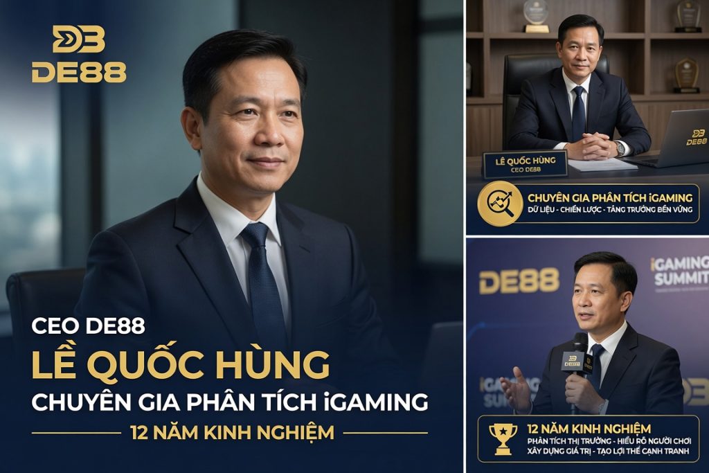 Tác giả DE88: Lê Quốc Hùng - Chuyên gia phân tích iGaming 12 năm kinh nghiệm
