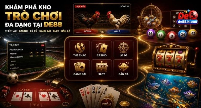 Danh sách game cực HOT tại DE88
