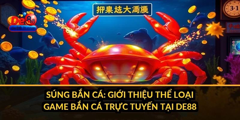 Súng Bắn Cá: Giới Thiệu Thể Loại Game Bắn Cá Trực Tuyến Tại DE88 Súng Bắn Cá: Giới Thiệu Thể Loại Game Bắn Cá Trực Tuyến Tại DE88