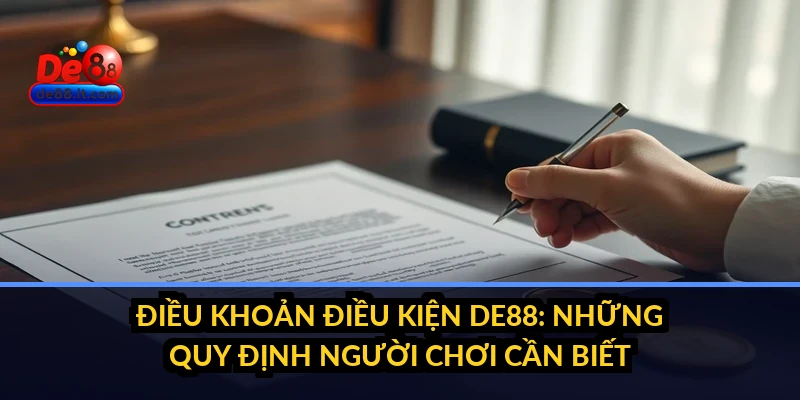 Điều Khoản Điều Kiện DE88: Những Quy Định Người Chơi Cần Biết