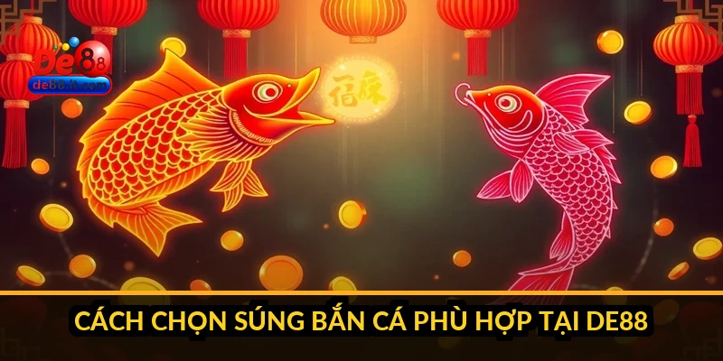 Súng Bắn Cá: Giới Thiệu Thể Loại Game Bắn Cá Trực Tuyến Tại DE88 Cách chọn súng bắn cá phù hợp tại DE88