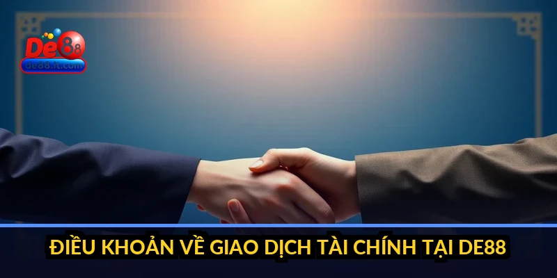 Điều khoản về giao dịch tài chính tại DE88