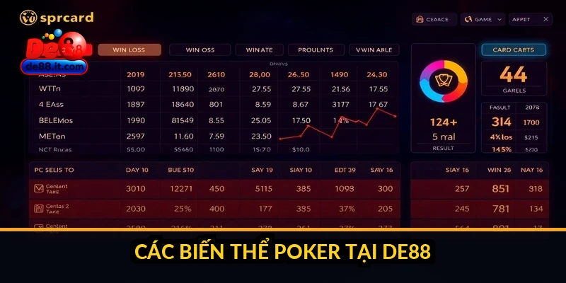 Poker DE88: Giới Thiệu Sảnh Texas Hold'em và Các Biến Thể Các biến thể poker tại DE88