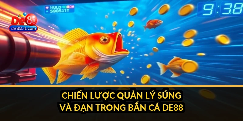 Súng Bắn Cá: Giới Thiệu Thể Loại Game Bắn Cá Trực Tuyến Tại DE88 Chiến lược quản lý súng và đạn trong bắn cá DE88