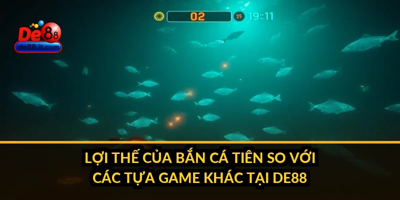 Lợi thế của bắn cá tiên so với các tựa game khác tại DE88